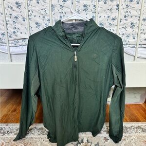 Dark Green Equestrian Long Sleeve Ice Fill Top
